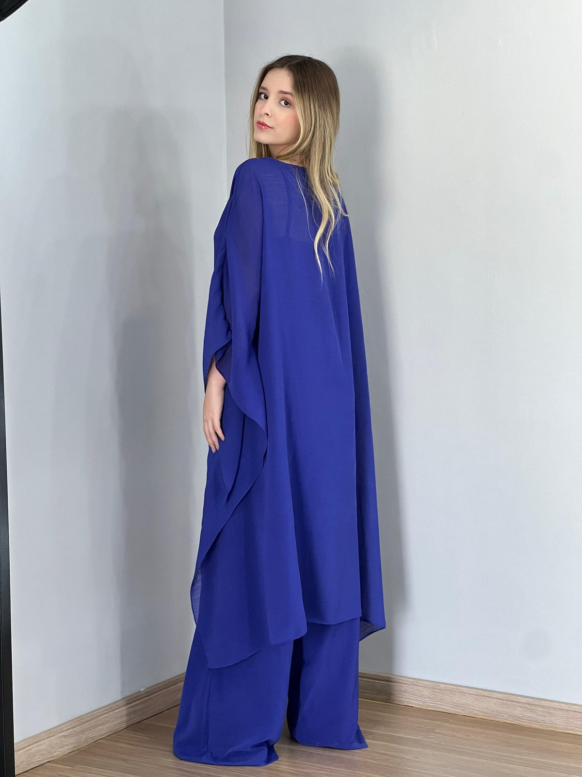 Blusa Capa Pamela - Roxo Azulado