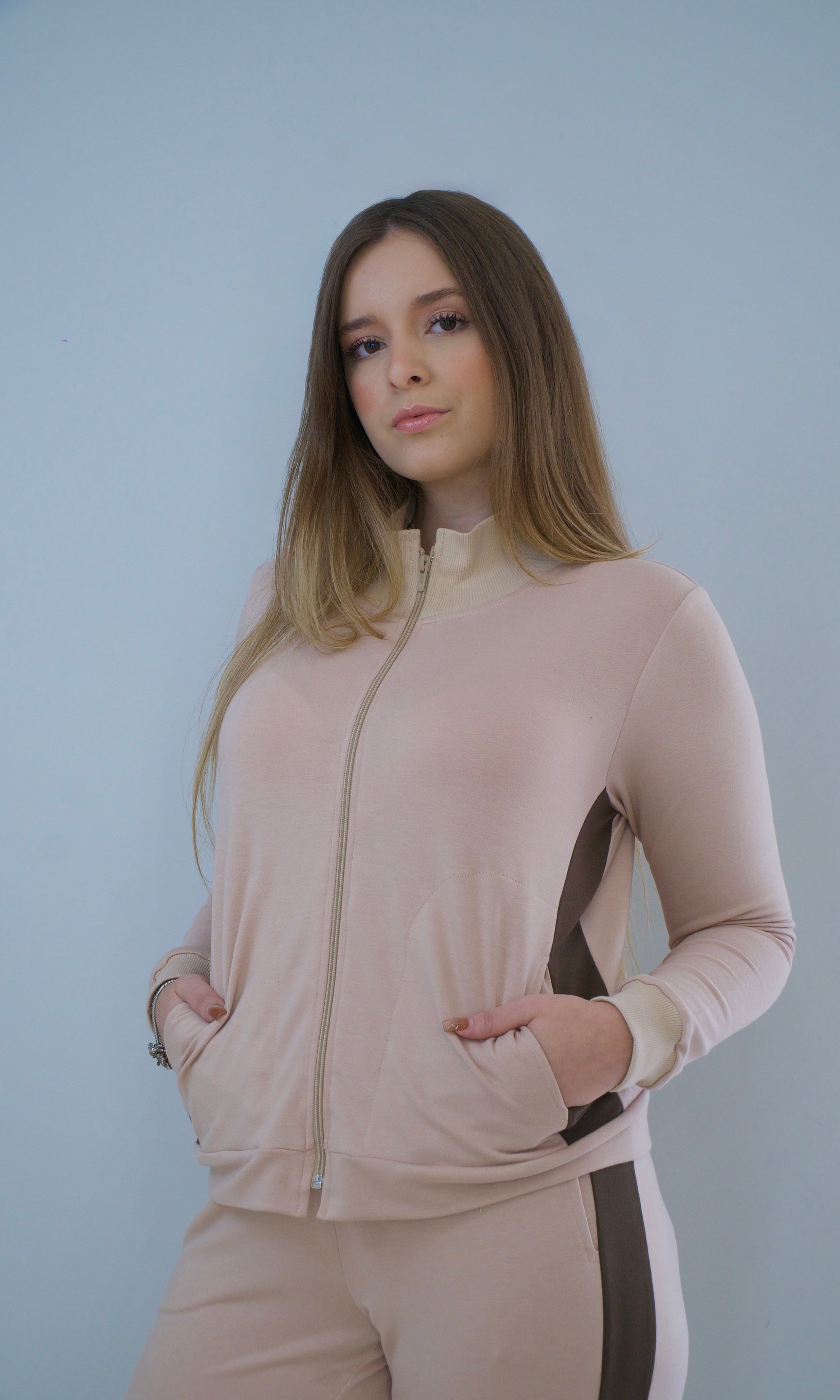 Conjunto Moletinho Nara - Bege