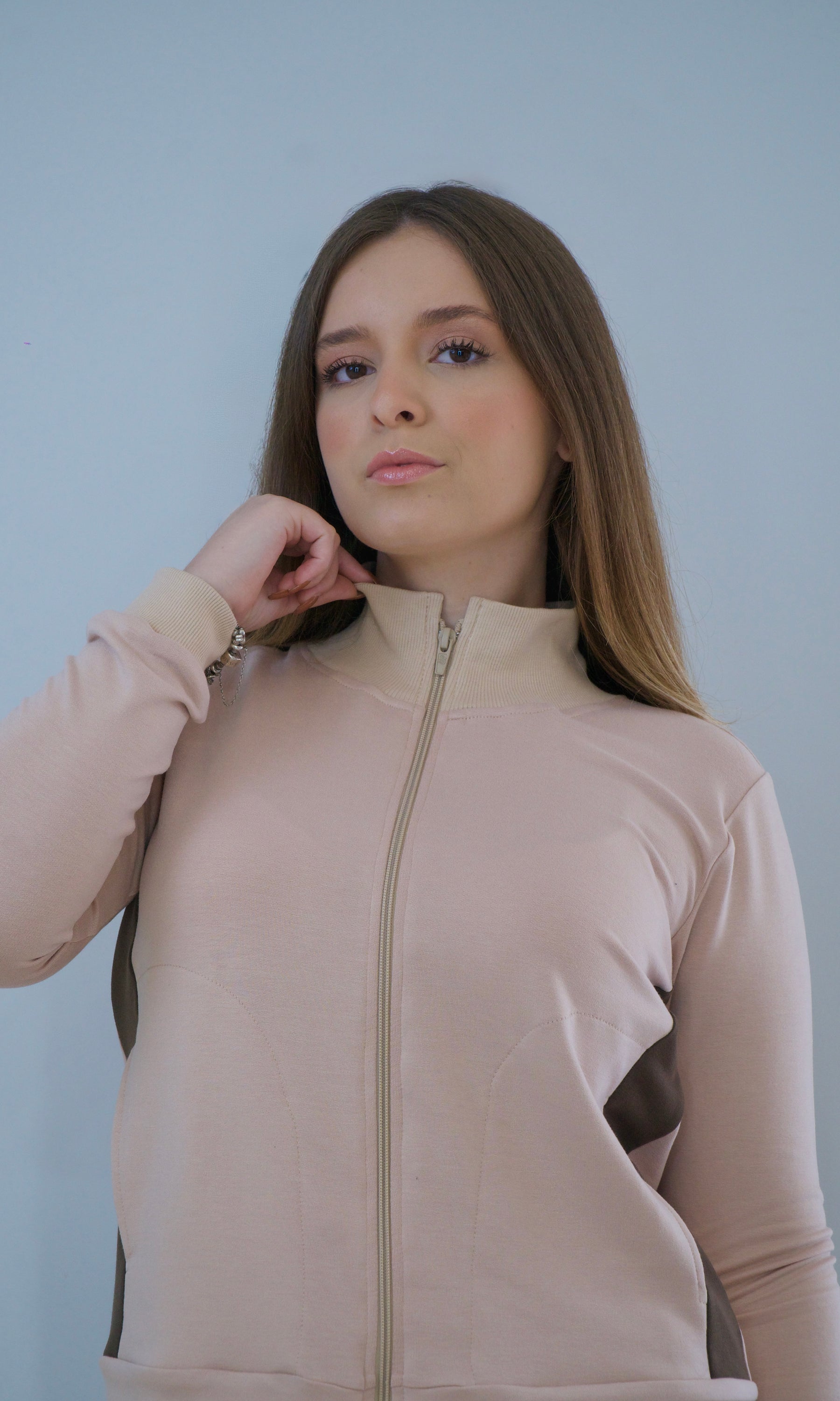 Conjunto Moletinho Nara - Bege