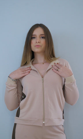 Conjunto Moletinho Nara - Bege