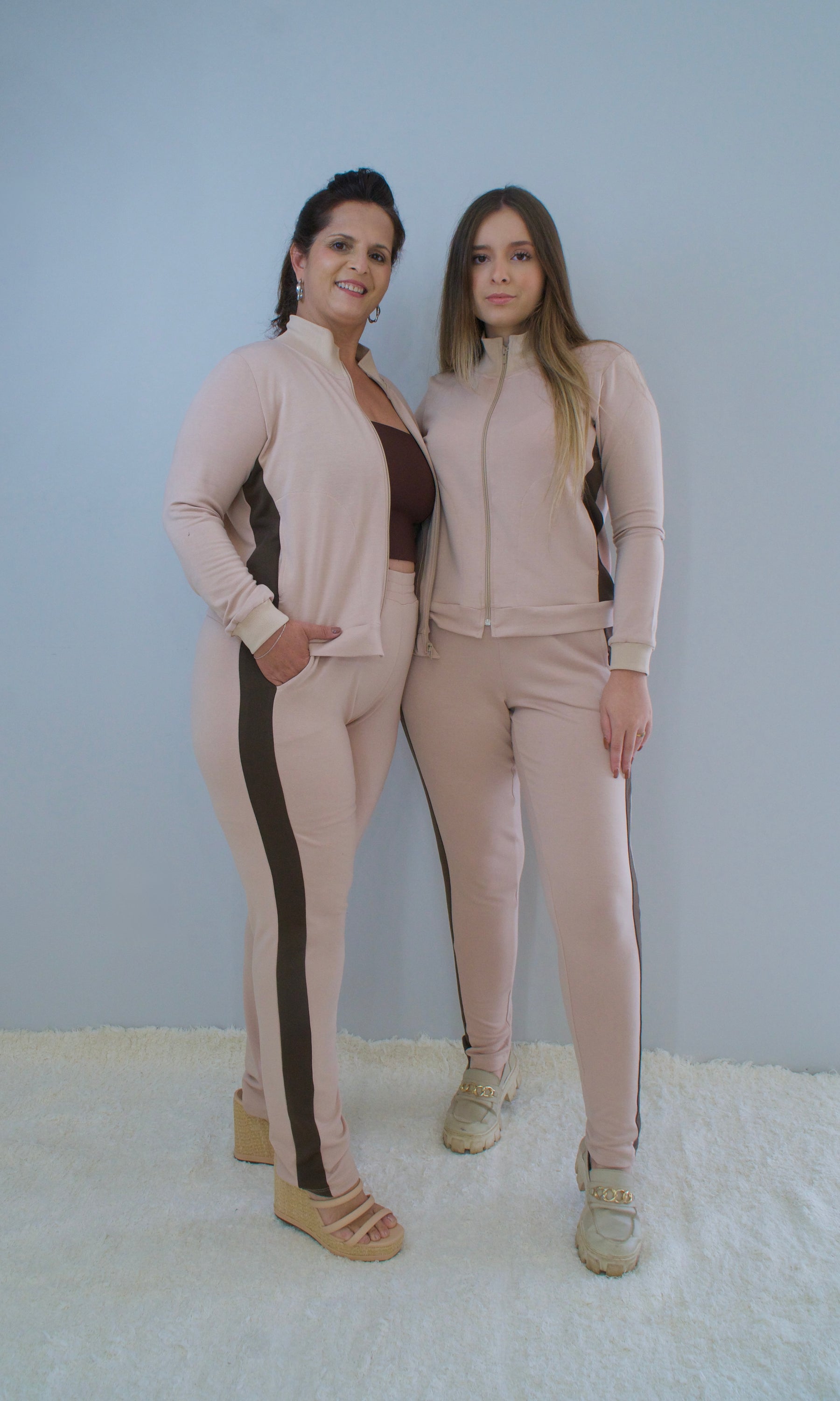 Conjunto Moletinho Nara - Bege