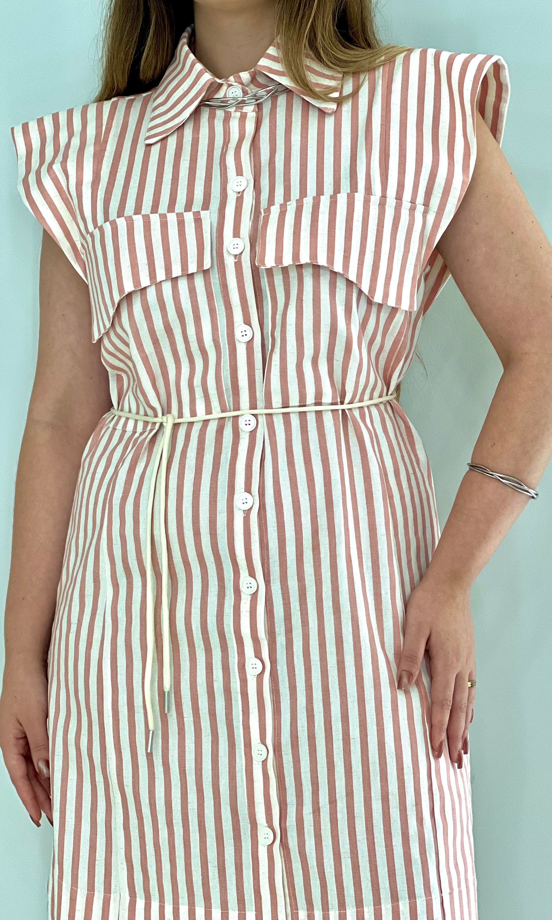 Chemise Curto Cláudia - Rosa Seco