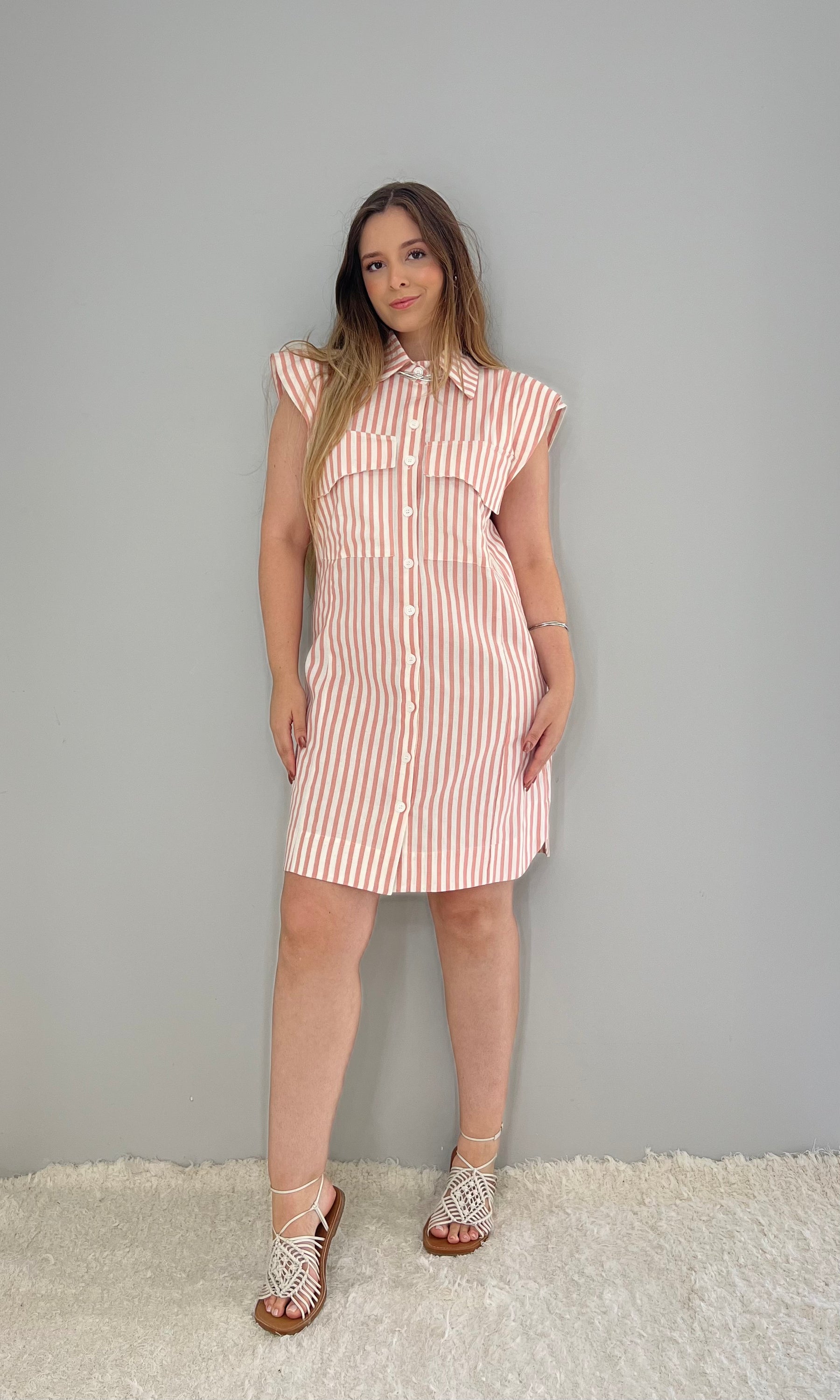 Chemise Curto Cláudia - Rosa Seco