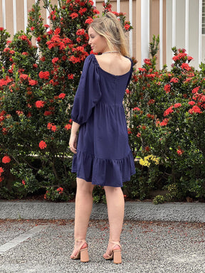 Vestido Nayara - Azul Marinho