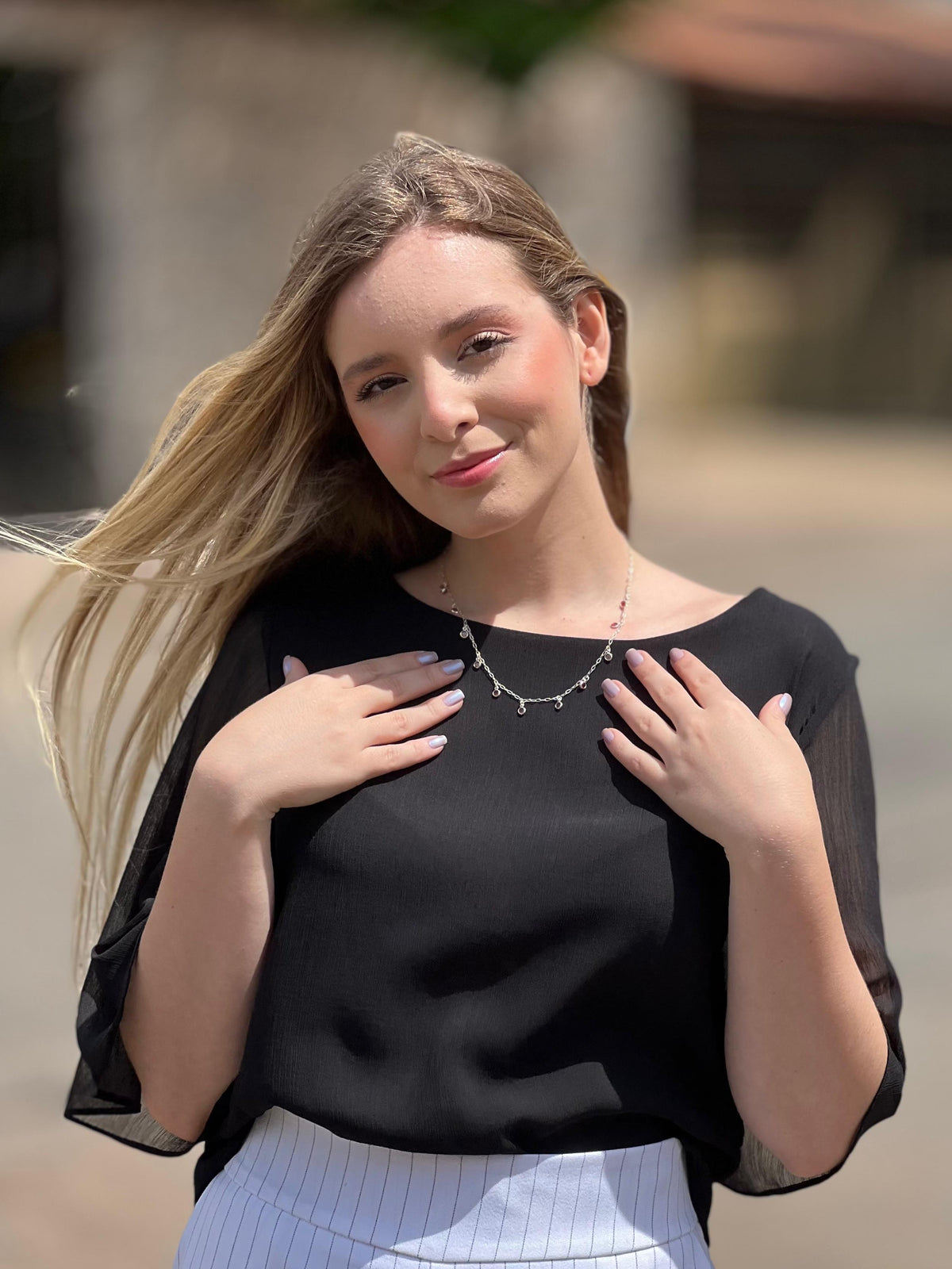 Blusa Graça - Preta