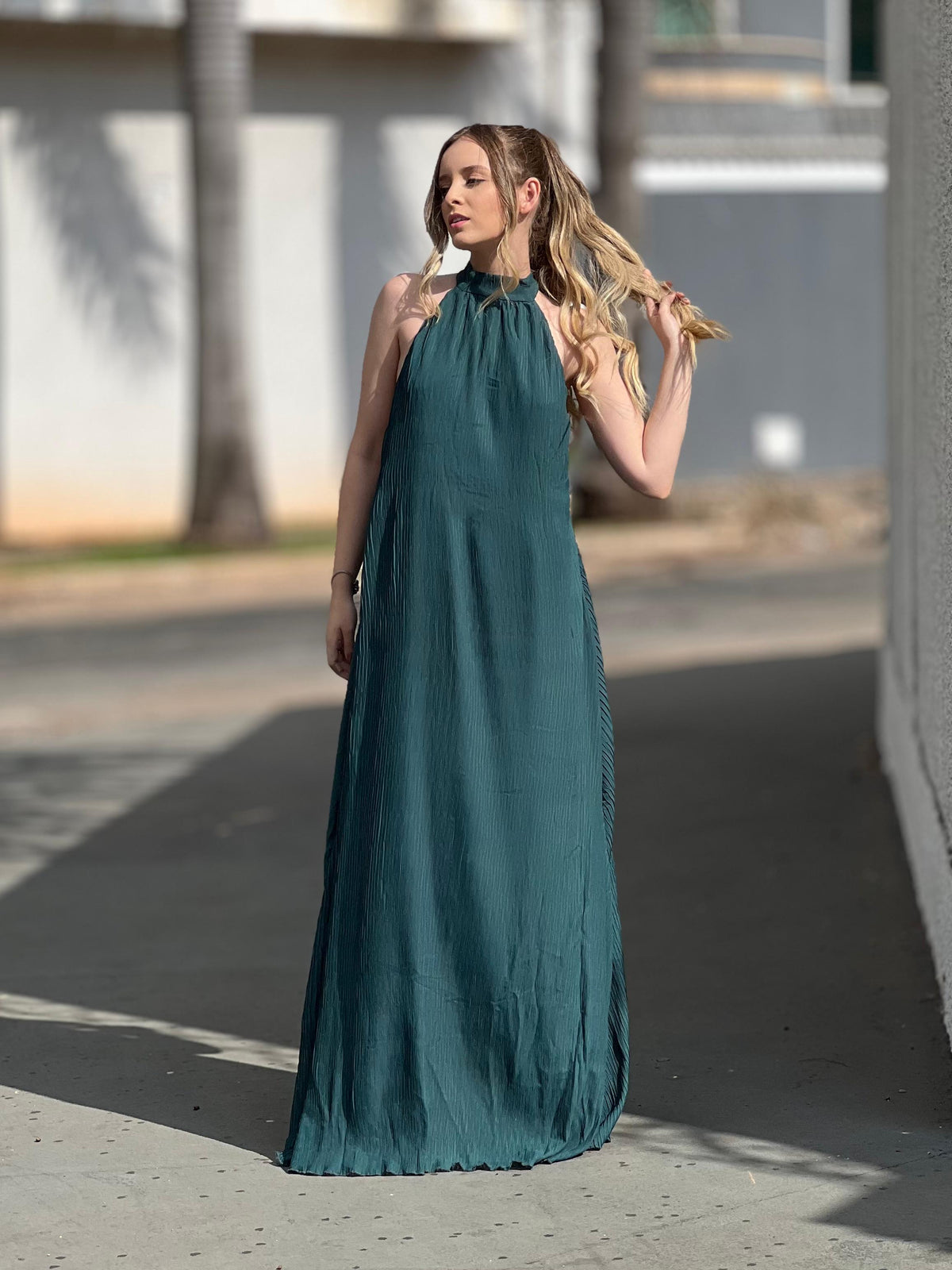 Vestido Cristina - Verde Esmeralda