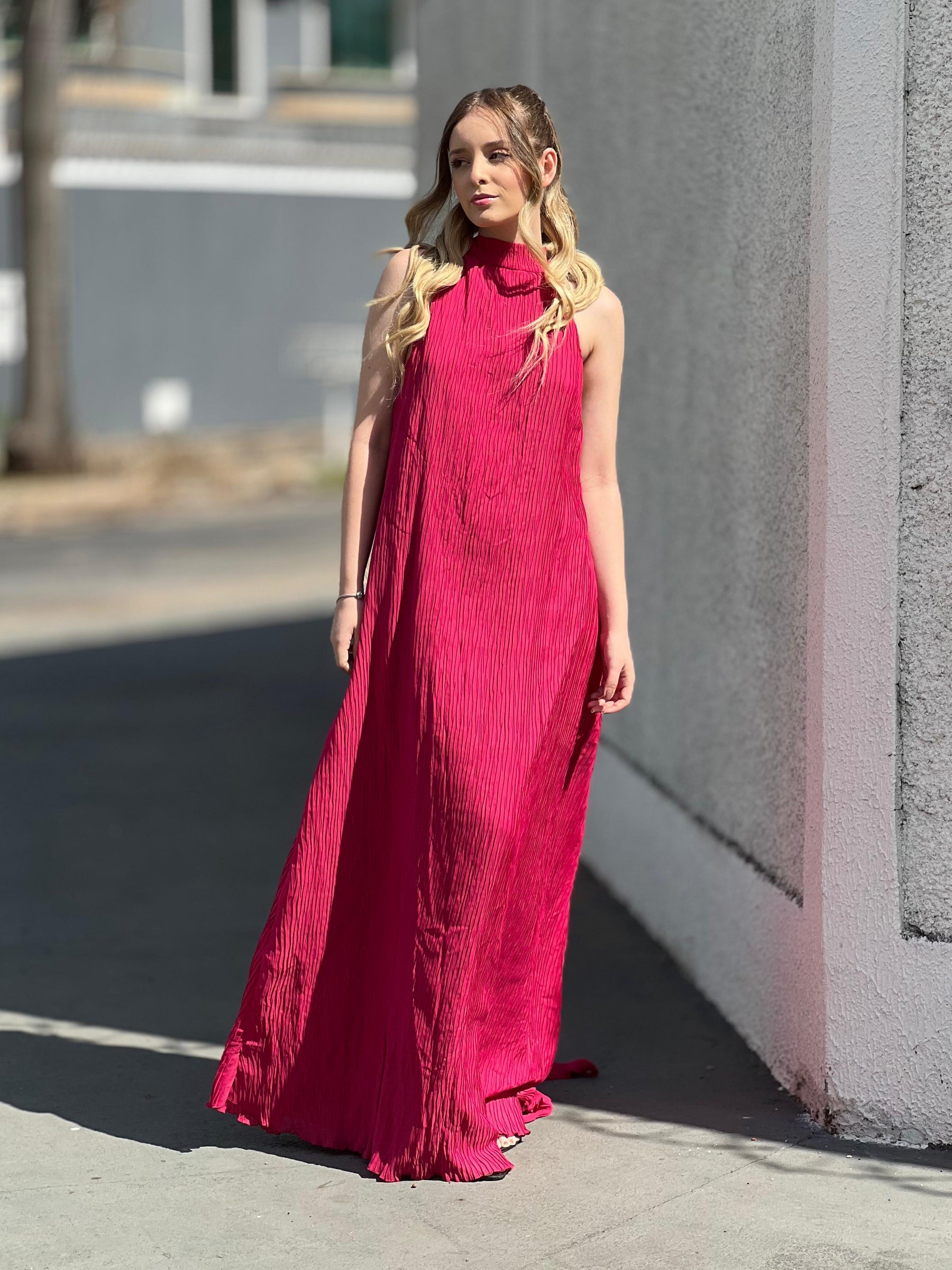 Vestido Cristina - Rosa Rubi