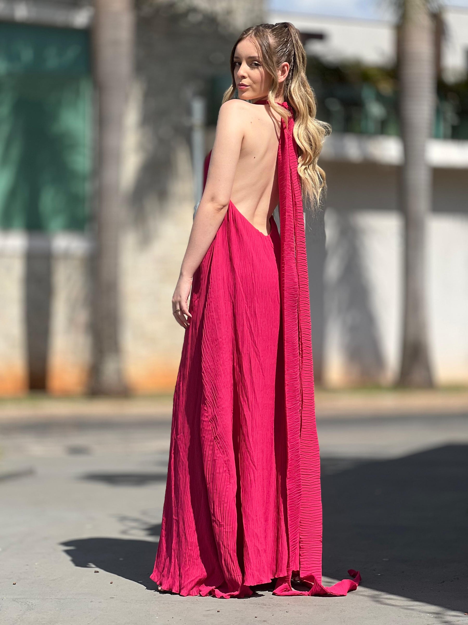 Vestido Cristina - Rosa Rubi