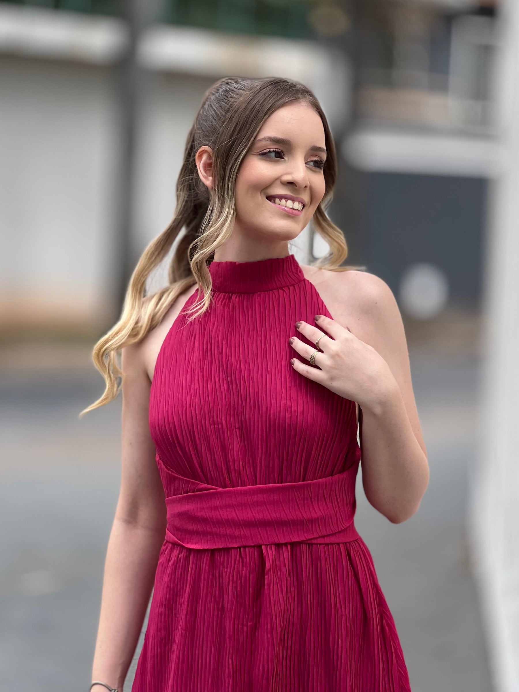 Vestido Cristina - Rosa Rubi