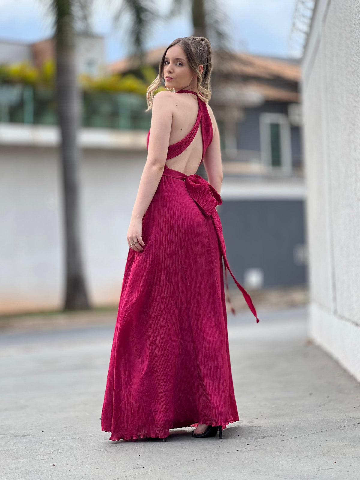 Vestido Cristina - Rosa Rubi