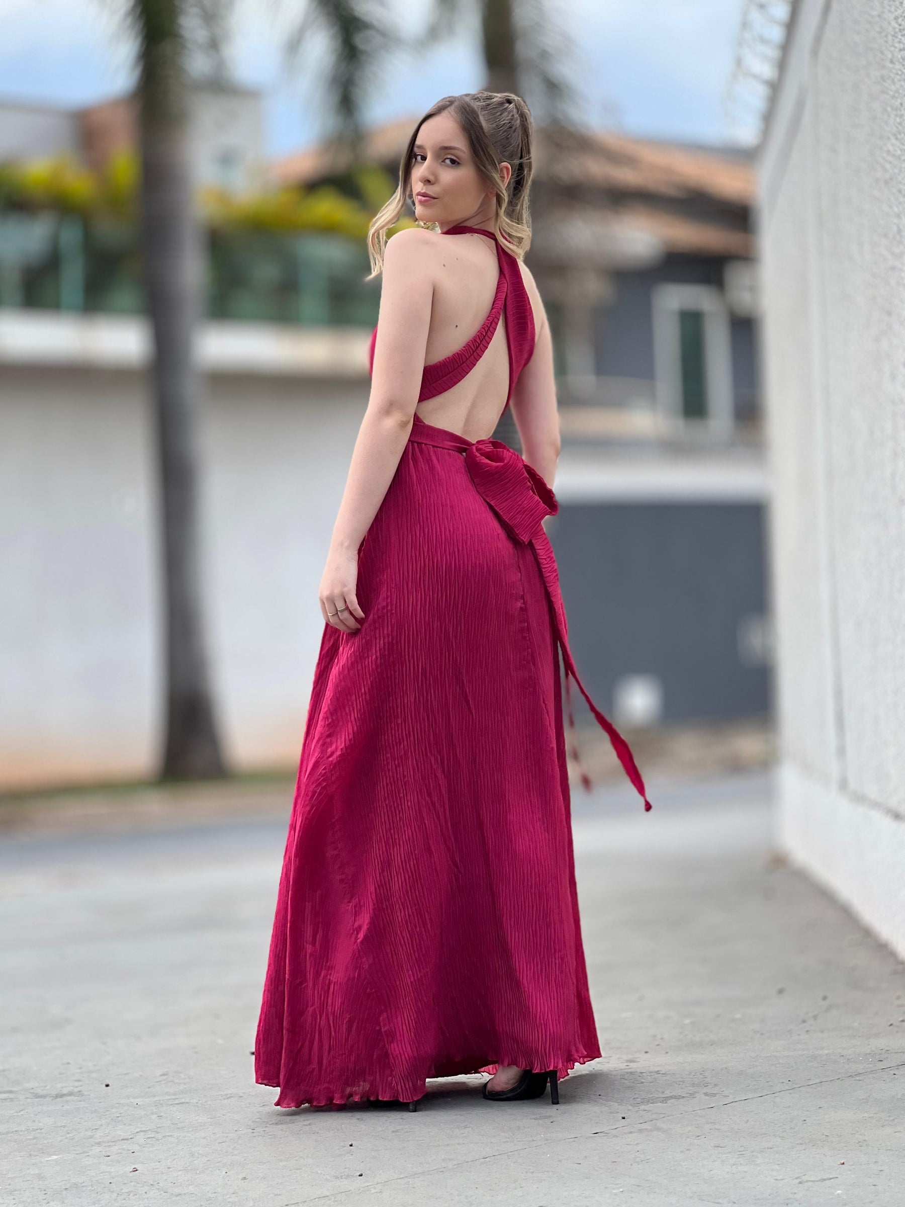 Vestido Cristina - Rosa Rubi