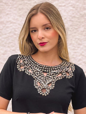 Vestido Carolina - Preto