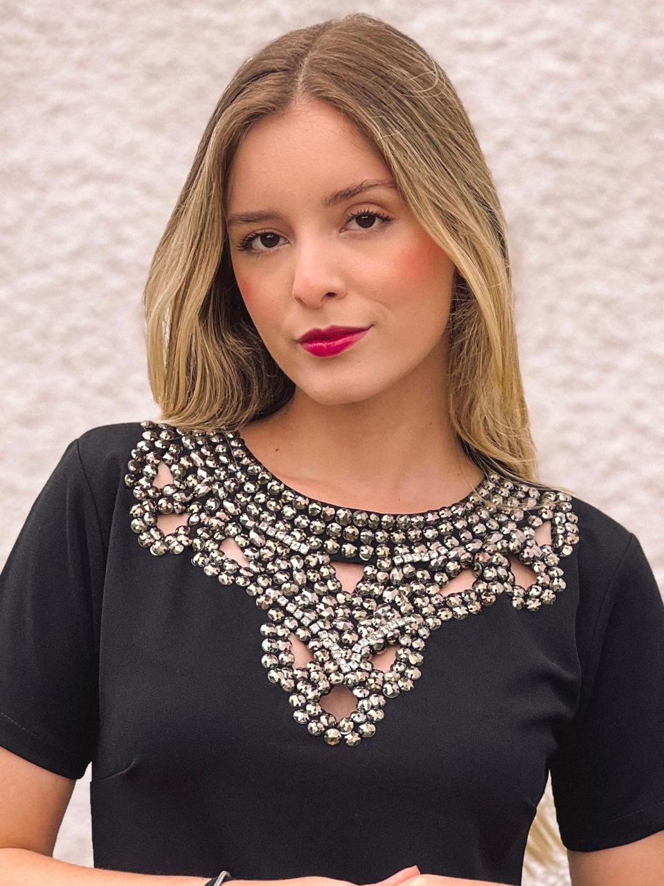 Vestido Carolina - Preto