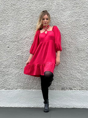 Vestido Nayara - Rosa Persa