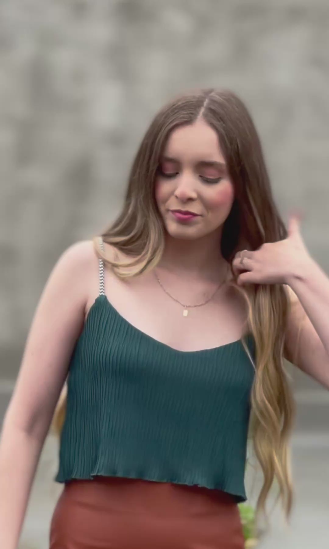 Cropped Paty - Verde Esmeralda