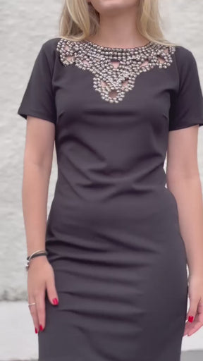 Vestido Carolina - Preto