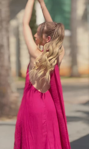 Vestido Cristina - Rosa Rubi